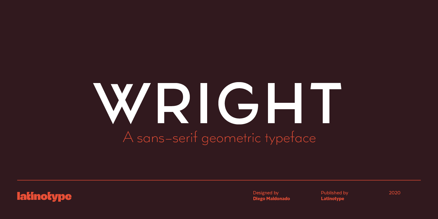 Шрифт Wright Pro